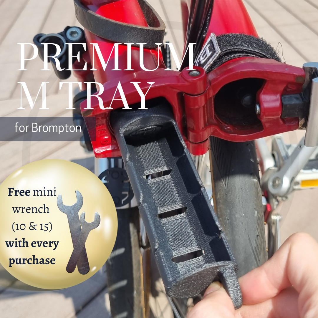 Carbon Fiber M Tray for Brompton ACP Line | Premium Hidden Storage Solution